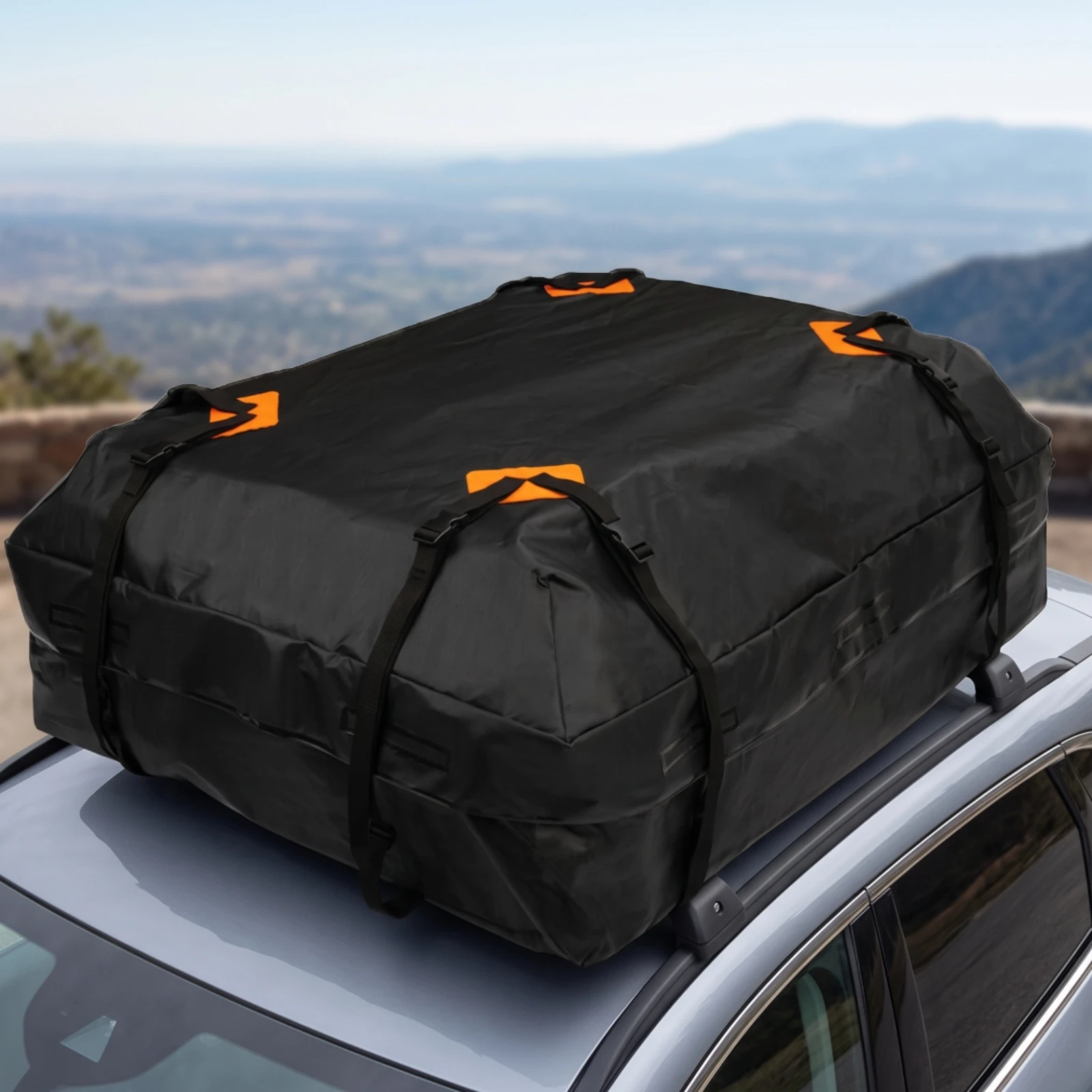 Rooftop Cargo Bag Large Capacity Car Rooftop Cargo Carrier Roof Top Carrier Foldable for Travelers, Road Trips, Camping