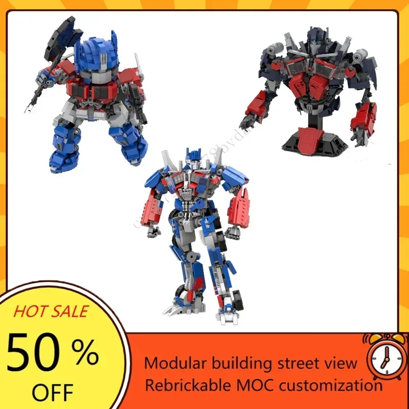

MOC Space Battle Series movie Heros PRIME FINAL,Prime Bust,Dark of the Moon Prime Model Custom Puzzles Education Assembly Gifts