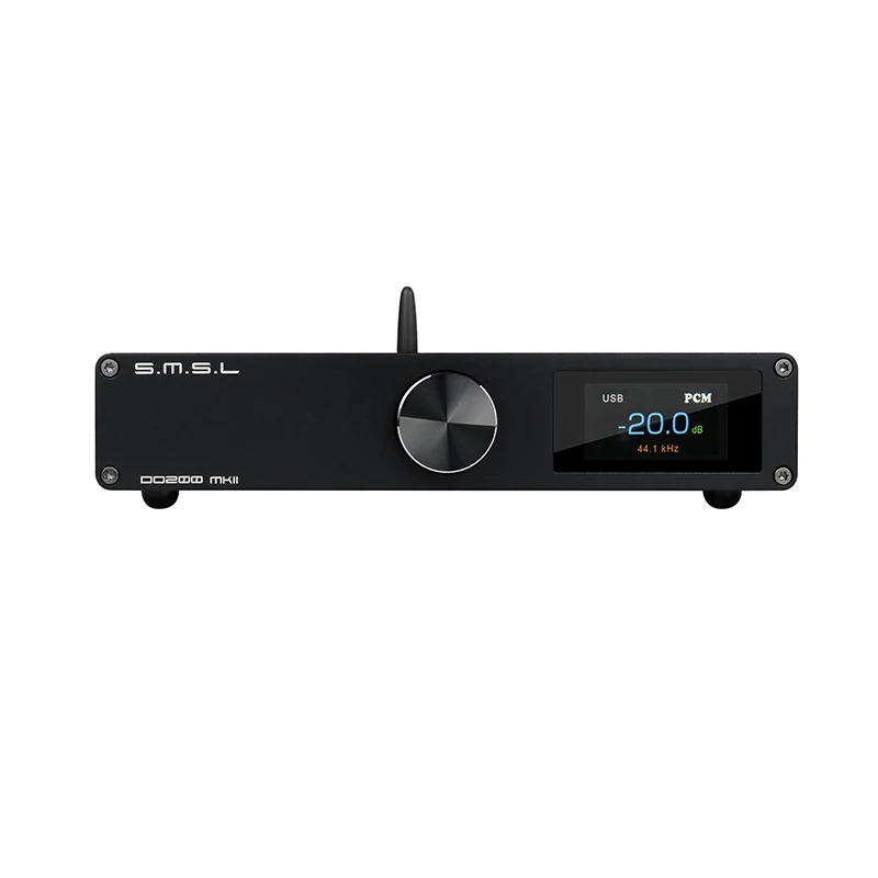 SMSL DO200 MKII Audio MQA DAC ES9068AS * 2 XMOS XU316 Bluetooth OPA1612 * 5 amperios DSD512 768KHZ USB/óptico/coaxial/AES decodificador de Audio