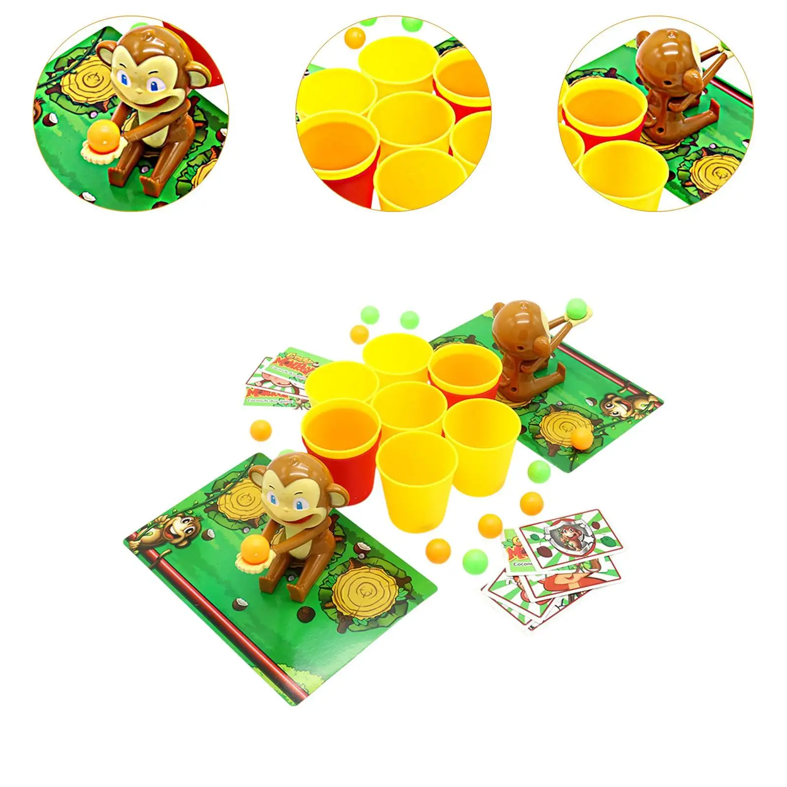 Jogos de tabuleiro brinquedos 2 jogadores dos desenhos animados jogos de festa de família brinquedo sensorial jogos de mesa saltando bola brinquedos para meninos idades 4 & up crianças meninas