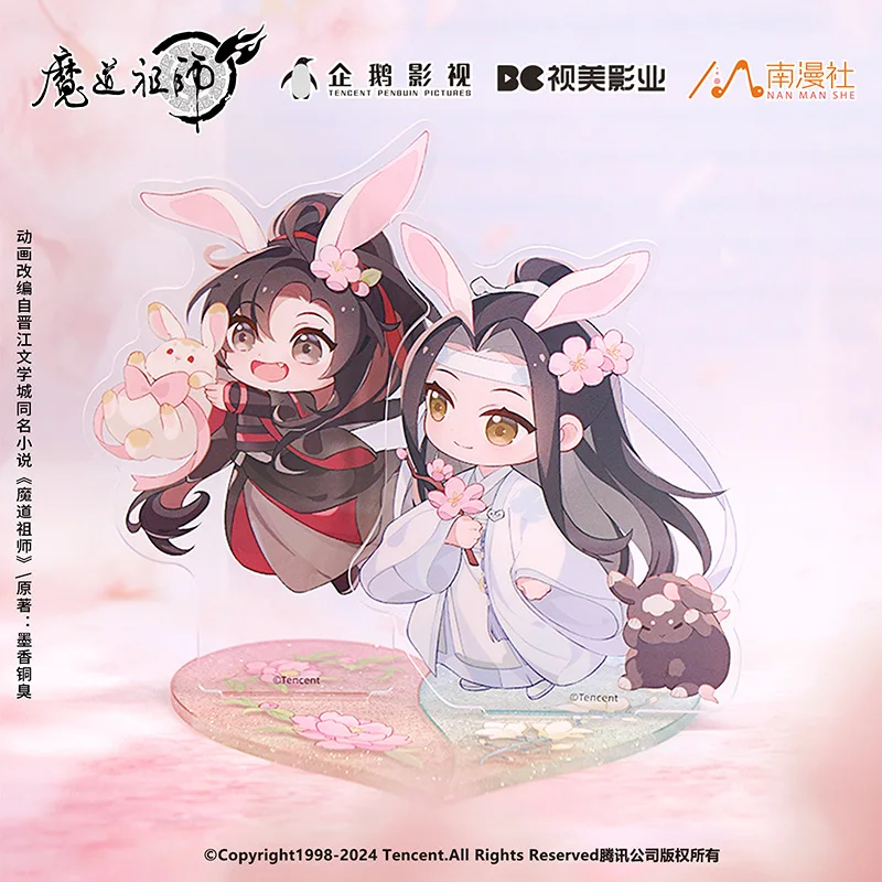 Anime Mo Dao Zu Shi Original Peach Blossom Stream Series Wei Wuxian Lan Wangji Acrylic Stand Model Badge Gift