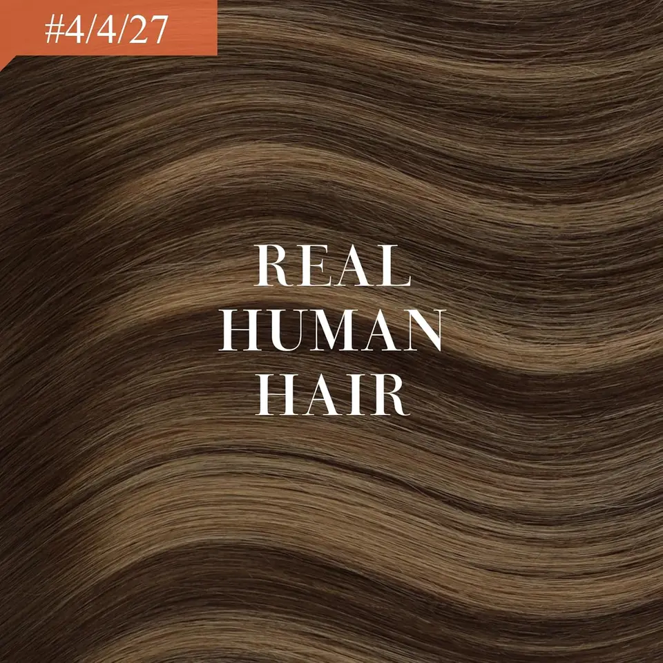 Extensión de cabello humano con hilo de pescar, Remy, invisible, una pieza, brasileño, balayage 6