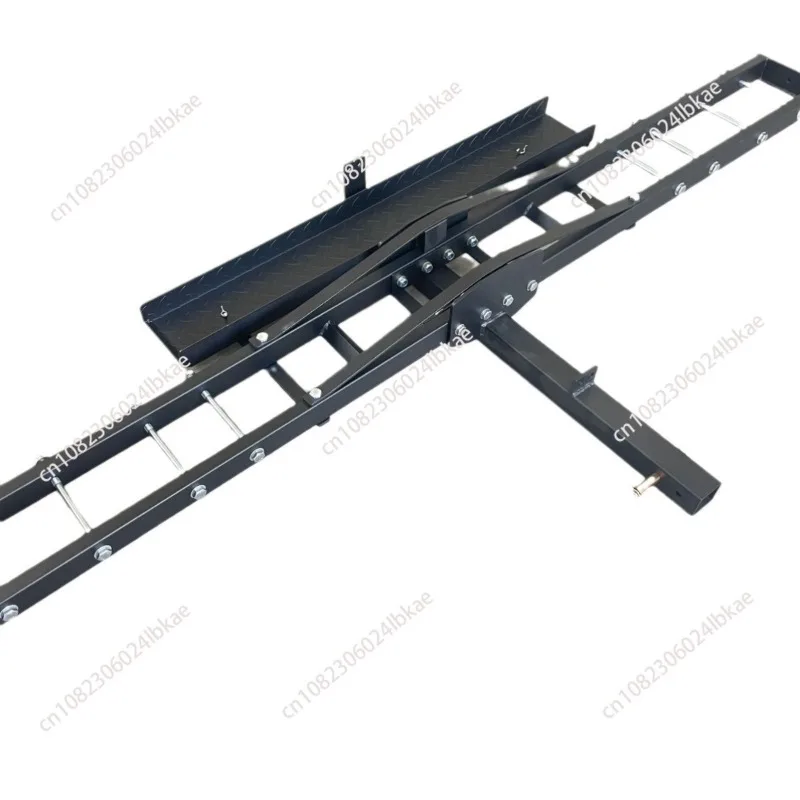 

Heavy Steel Motorcycle Bicycle Rack New Condition Anti-Tilt Locking Load Ramp Fits 2 Inch Tube