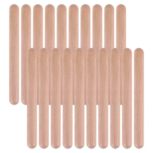 Imagen 1 del producto Palos de ritmo Musical para niños, palitos luminosos de madera clásica, instrumento de percusión Musical, 20 piezas, 8 pulgadas