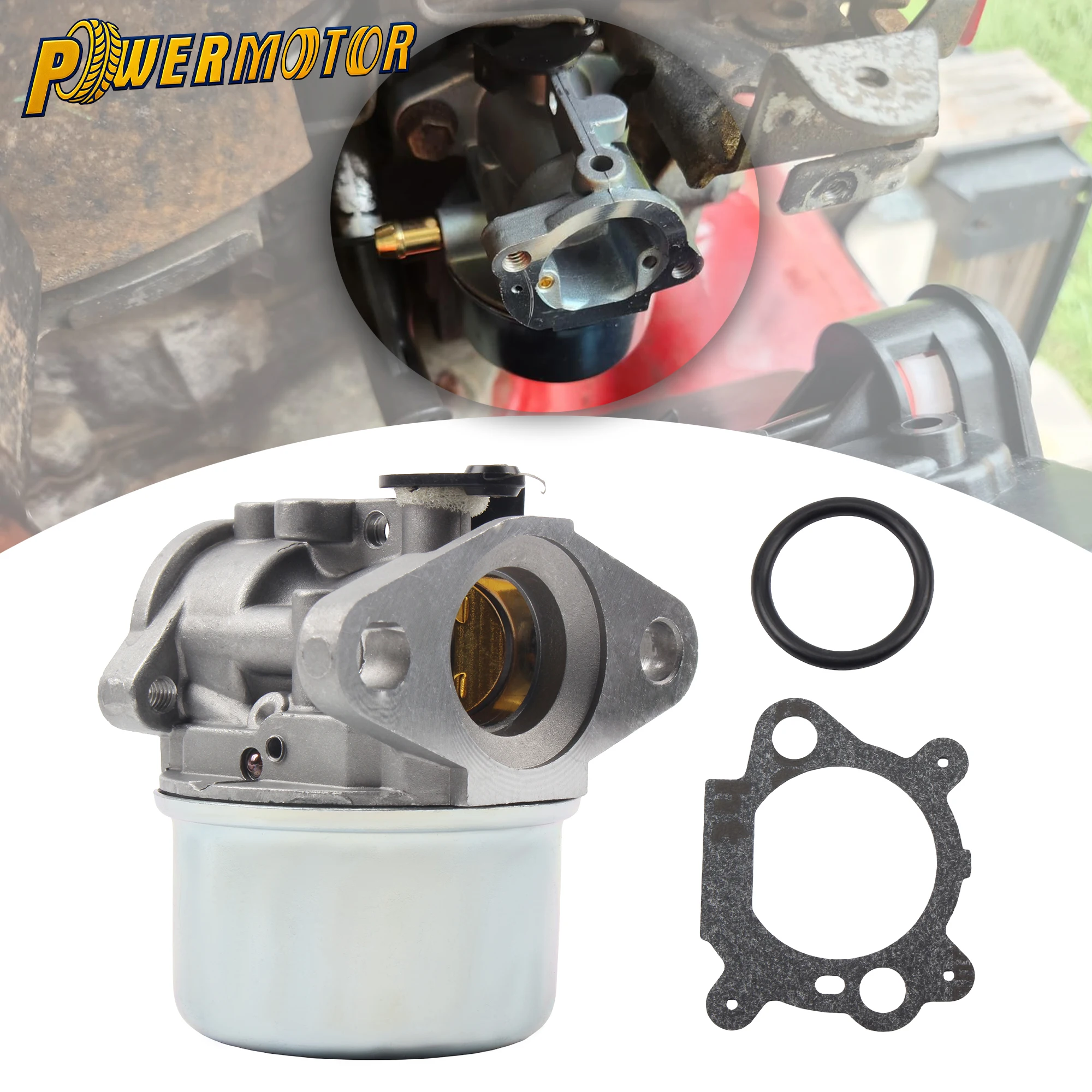 

For Briggs & Stratton Engine Carburetor With Gasket Replacement Parts 799868 799872 7908 21 498255 498966 69844 693909 499617