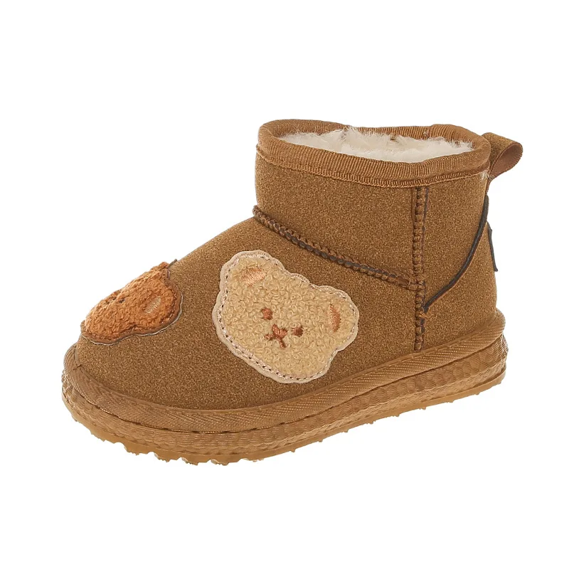 

Модные ботинки для девочек с героями мультфильмов, осенняя новая милая обувь для девочек с бархатом, теплые детские зимние ботинки, повседневная детская обувь, хит продаж, женские ботинки