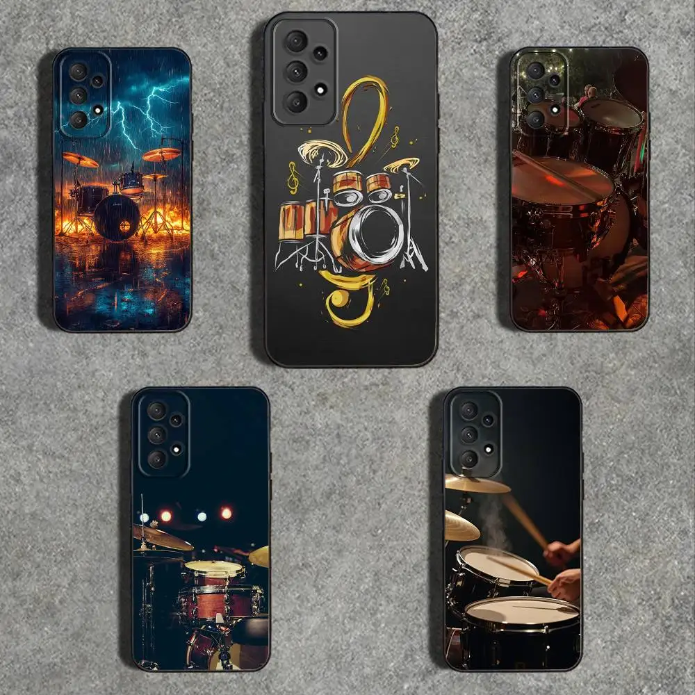

D-Drum D-Drummer Phone Case For Samsung Galaxy A 91,80,73,72,71,53,52,51,22,5G Shockproof Soft Black Cover