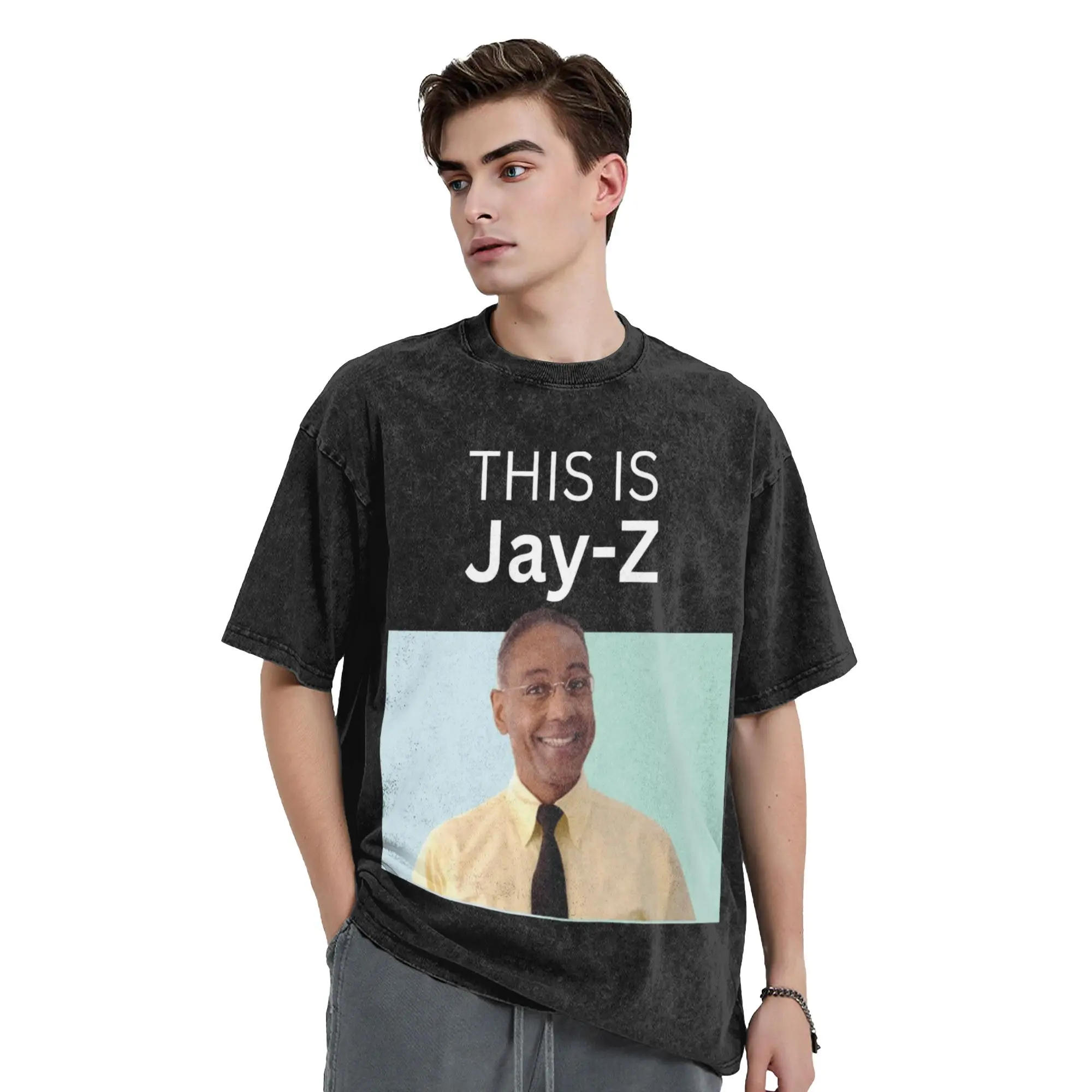 This Is Jay Z Washed T Shirts Streetwear Hip Hop Fashion T-Shirt  Tees Tops Men Women Short Sleeve Oversize Graphic Printed
