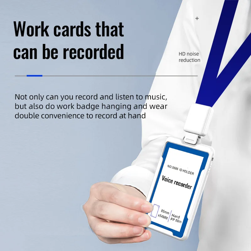 مسجل شارة العمل K3 الاحترافي، تقليل الضوضاء عالي الدقة، تسجيل التحكم الصوتي، تسجيل صوتي متعدد الوظائف لاجتماعات العمل