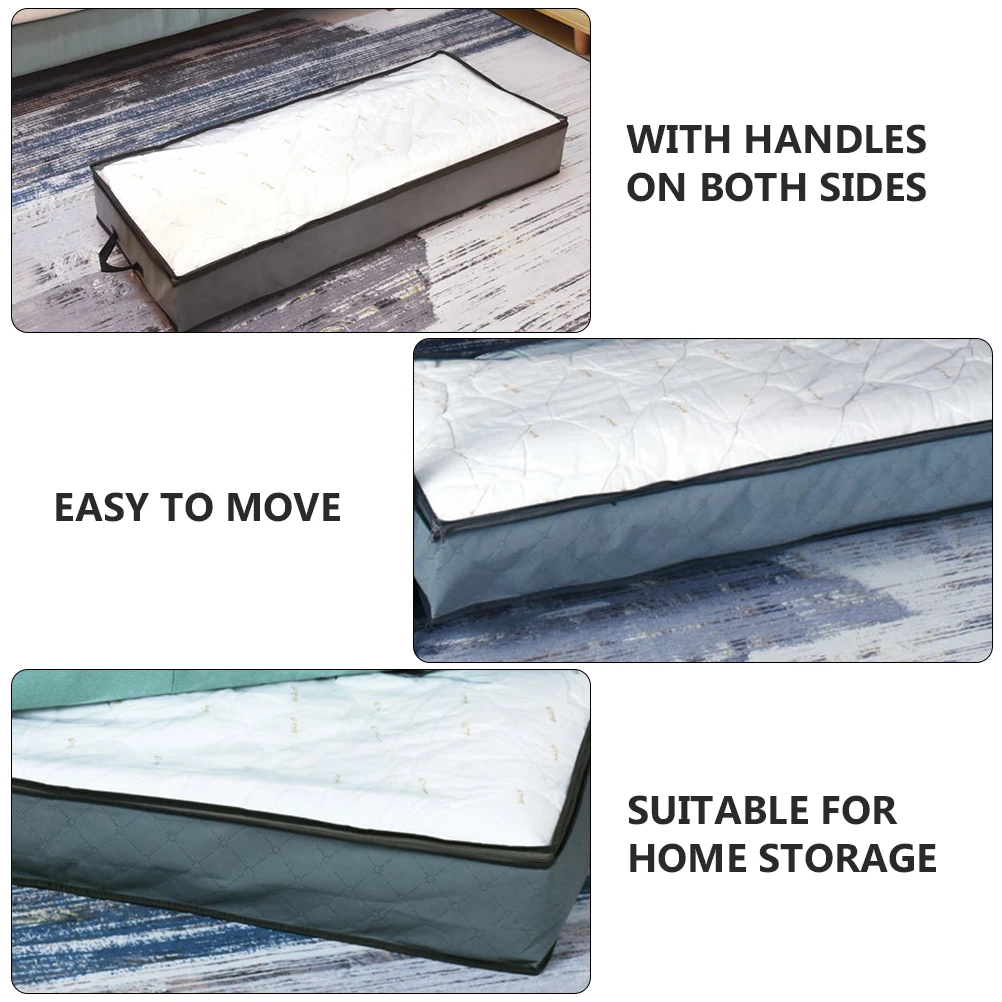 

Large Capacity Box Quilt Bag Clothes Clotehs Storage Pouch Organizer Home Bins Fabric Containers Wardrobe Solutions