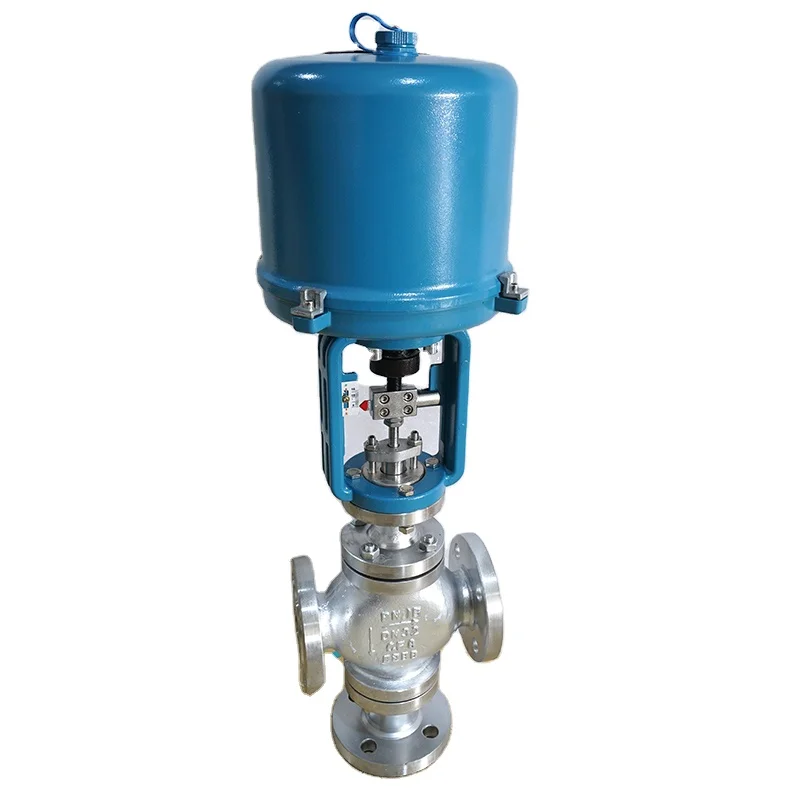 

Valves T24 Stainless Steel Series Electronic Electric 3 Way Diffluence Control Valve Regulating Valve