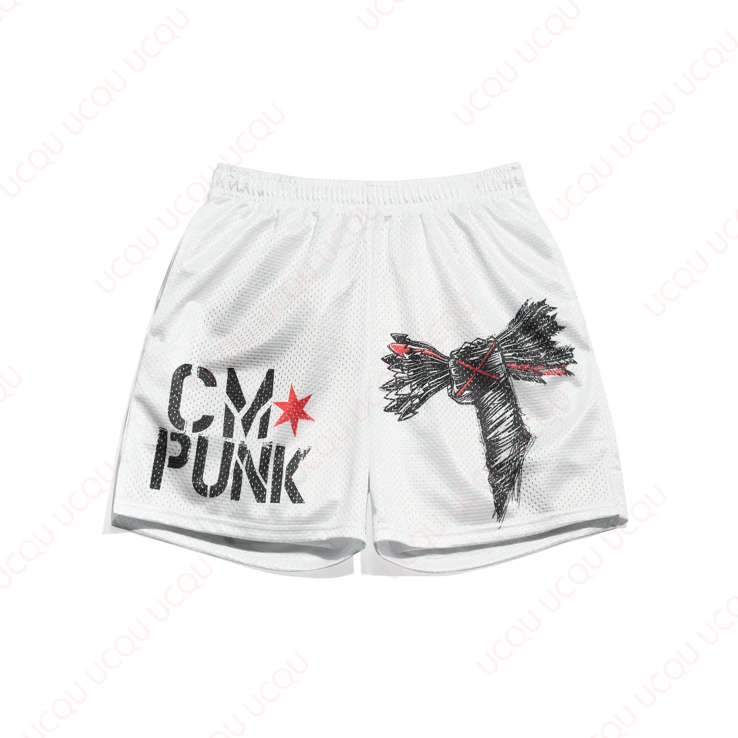 

CM Punk Best Since Day One Retro Shorts Fashion Beach Shorts Summer Loose Luxury Swimwear Adults and Kids Sports Shorts
