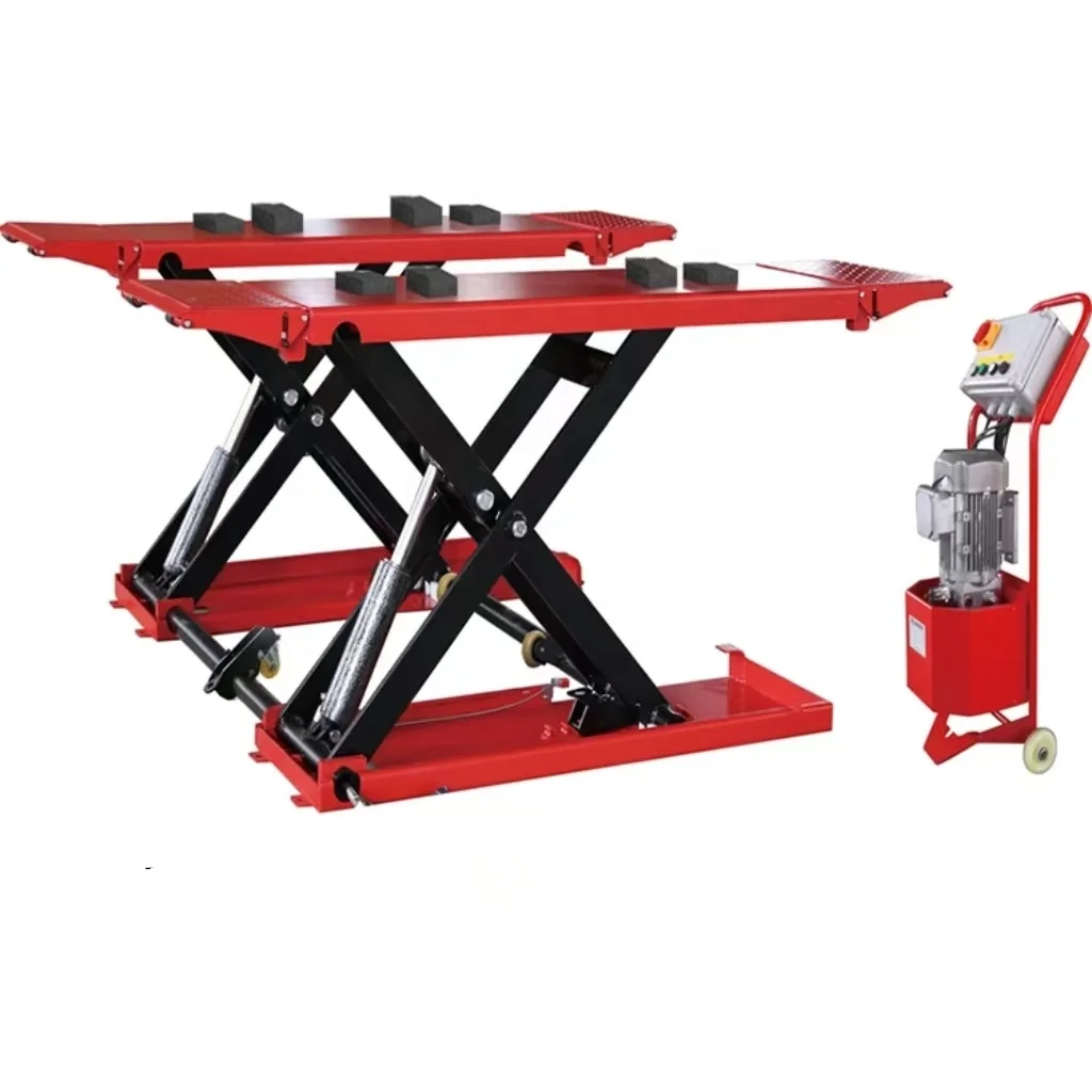 

Mid Rise Mobile Car Scissor Lift Auto Elevator Car Repairing Equipment Factory Price Garage Tool