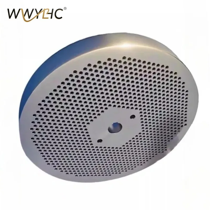 125  210 Farm Machinery Feed Mill Extruder Grinding Plate Template Feed Granulator Machine Grinding Pellet Machine Disc 1PC
