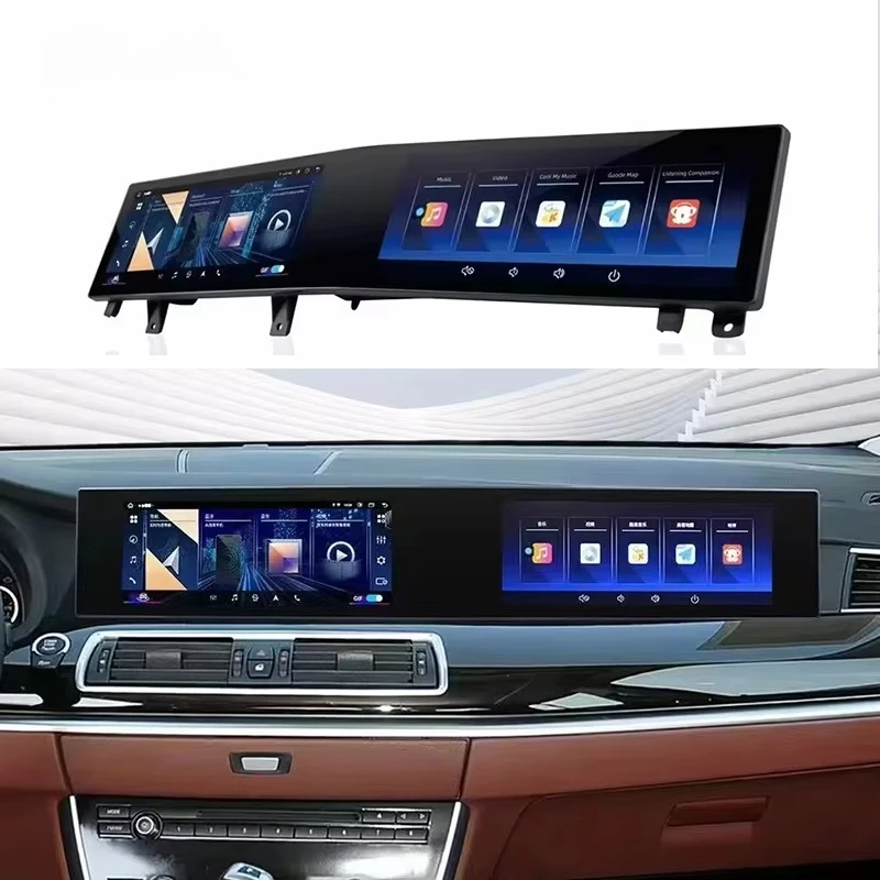 21 Inch Android Radio GPS Navigation Carplay For DVD Player With Touch Screen DSP Built-In MP3 For BMW 5 Series GT F07 2009-2017