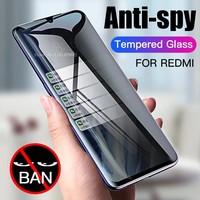 Privacy Tempered Glass Xiaomi Redmi 13C 12C 12 A2 10 A1 10C 10A 9T 9 9A 9C 8A Note 12 Pro Speed 12T  11T Pro+ 11 10  9 7 8  Pro