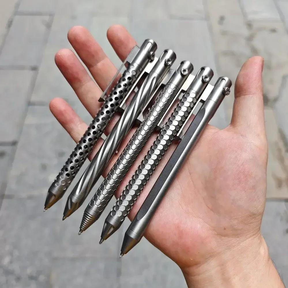 

Открытый EDC портативная механическая ручка из титанового сплава креативные подарки инструменты для мужчин