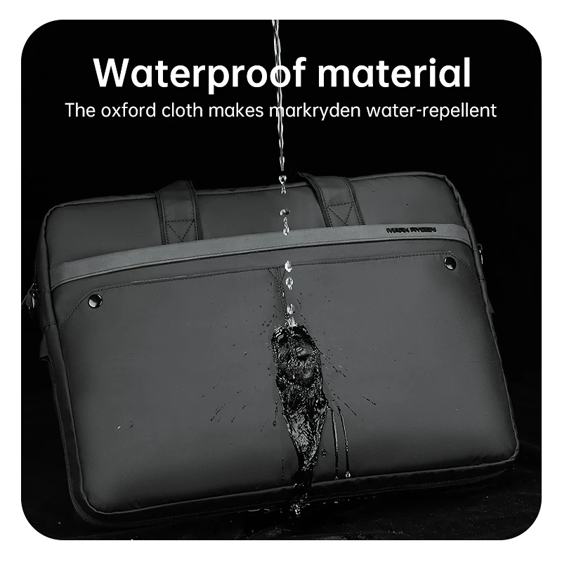 Imagem -03 - Mark Ryden Water Repellent Laptop Bolsa Maleta de Negócios Bolsa 2-way 14 15.6