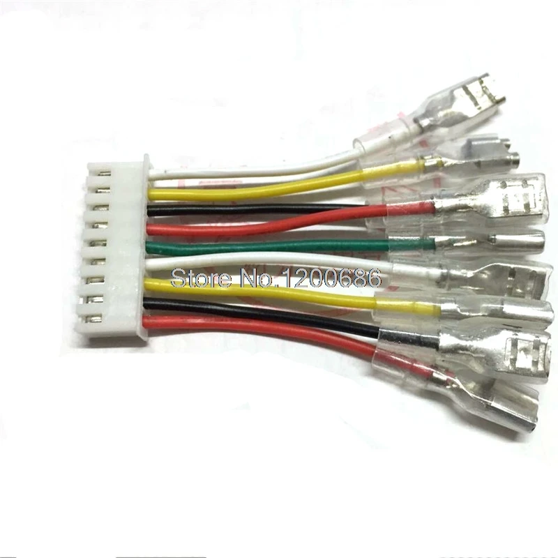 10CM 20AWG XH 2.54MM 6.3MM 250 FASTON Terminal XHP-2 XHP-4 XHP-6 XHP-8 Female JST Adapter switch Quick connector Cable Assembly