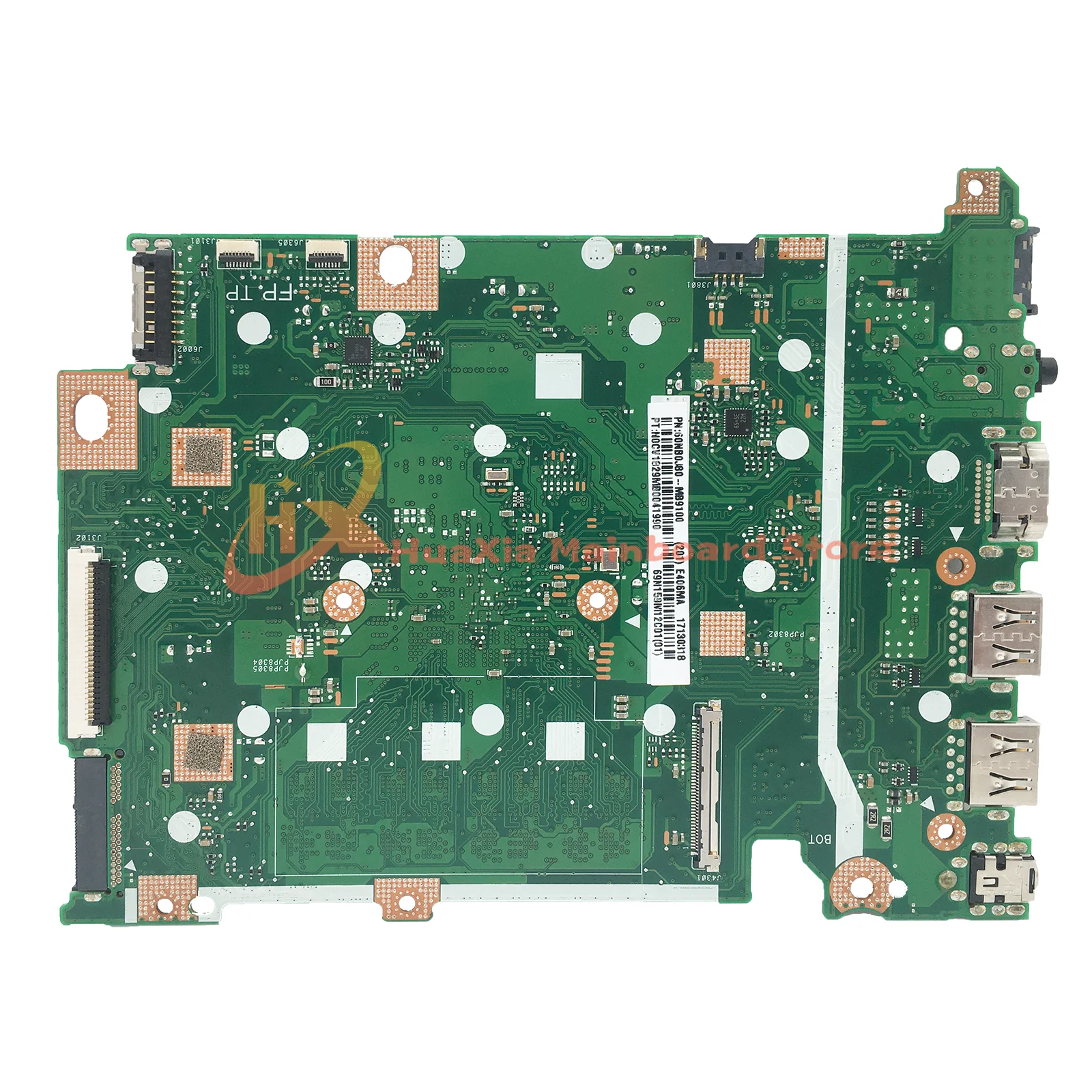 Imagem -02 - Placa-mãe do Portátil para Asus Vivobook Flip 14 E406ma E406m E406m Ram 2g 4gb Ssd 32g 64g 128g E406ma