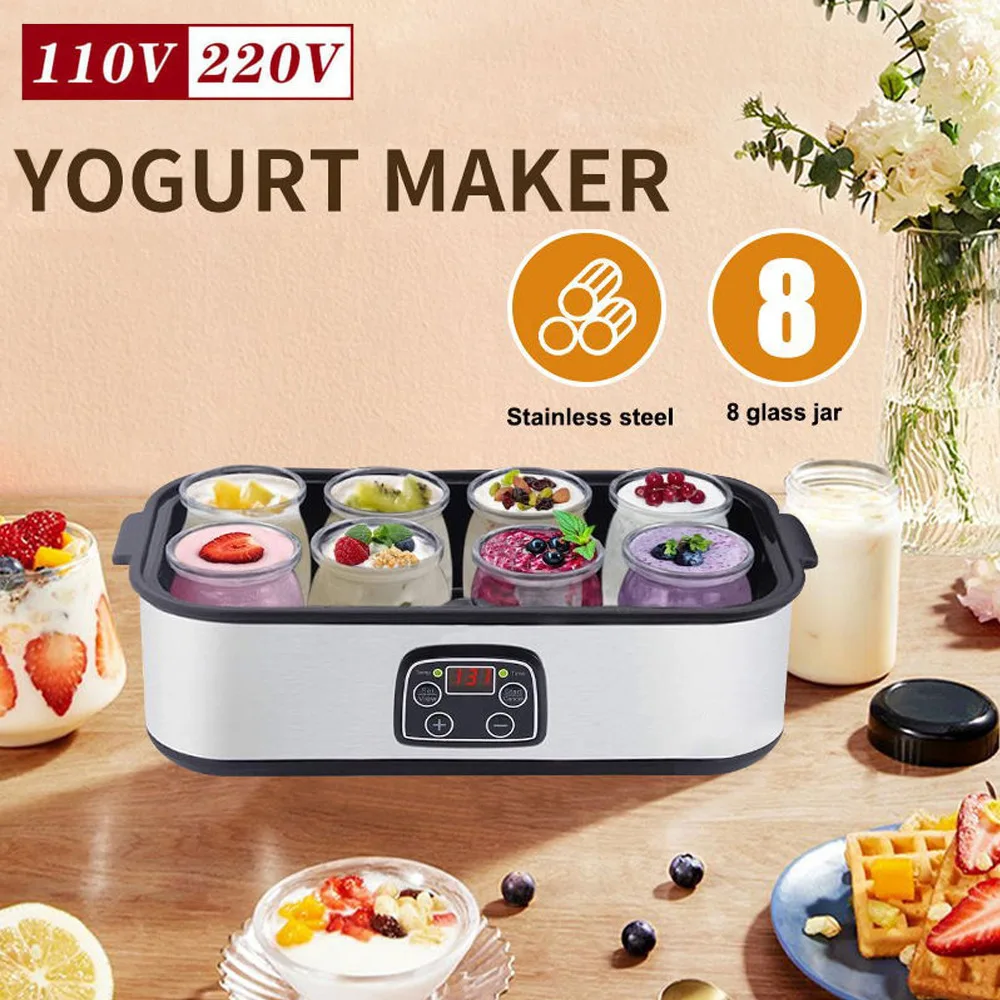 Yogurt Maker, Large‑Capacity Milkshake, Jam, Ice Cream & Pudding Maker
