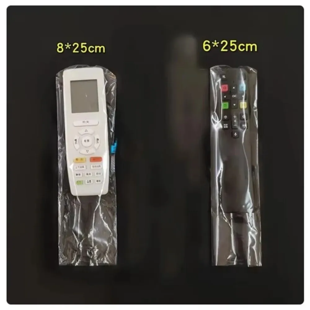 50Pcs PVC Shrink Wrap Remote Control Shrink Wrap Bags Dustproof Waterproof Remote Control Protective Cover Oilproof