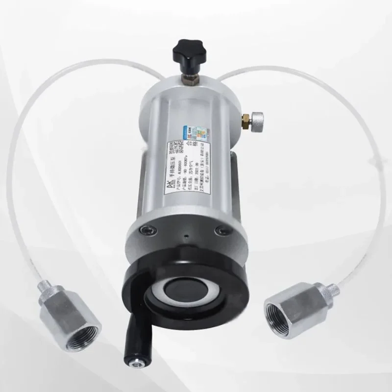 Handheld low-range air pressure tester and calibrator -90 to 600 kPa, portable micro-pressure pump