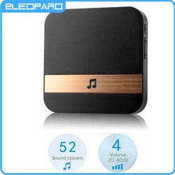 Eleopard AC 110-220V RF 433Mhz Smart Indoor Doorbell Wireless WiFi By Bell Ring for Video Doorphone