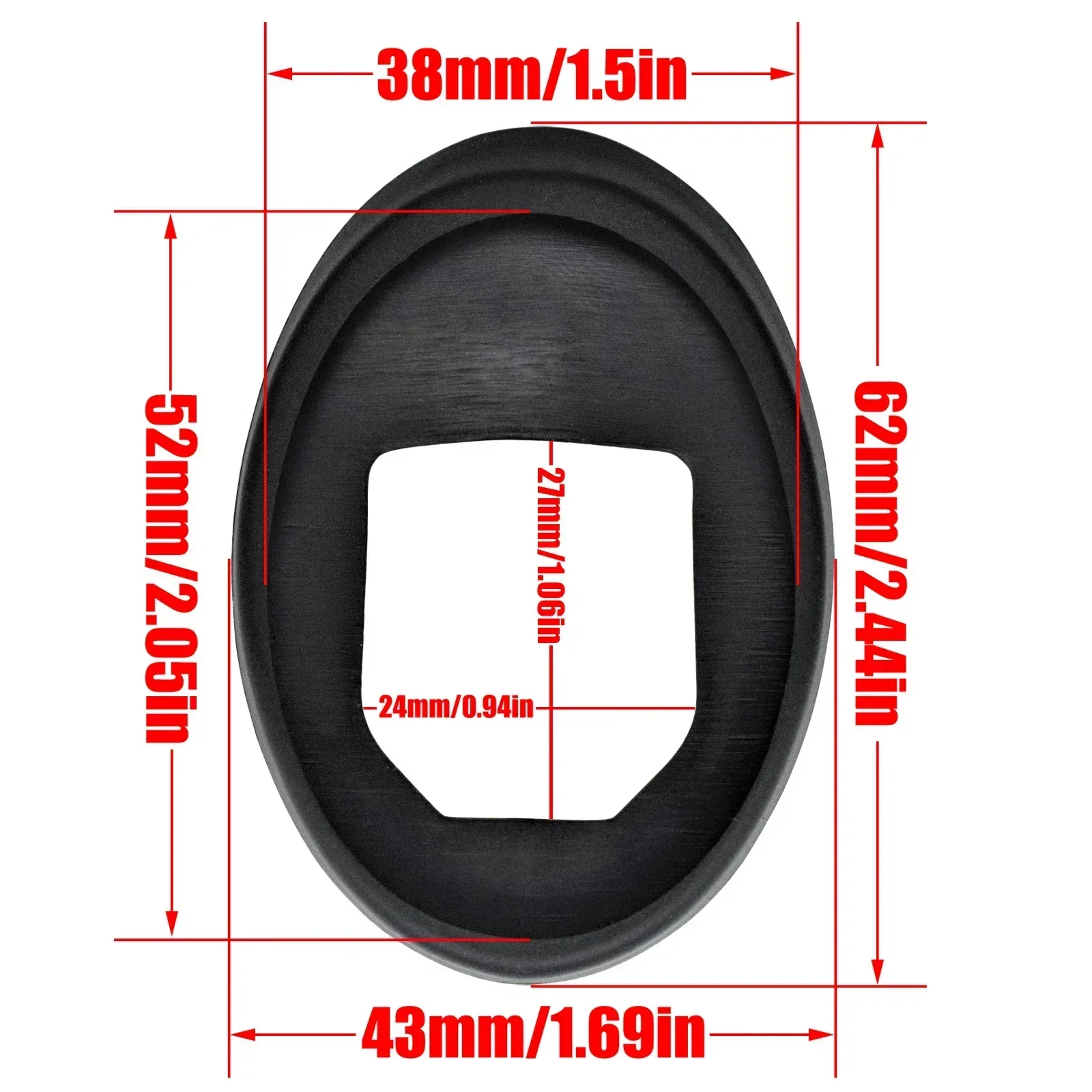 Loki J Front Black Rubber Antenna Gasket Seal Roof Aerial For Renault Clio Volvo V40 Skoda Octavia Fabia Seat Ibiza Fiat Grande