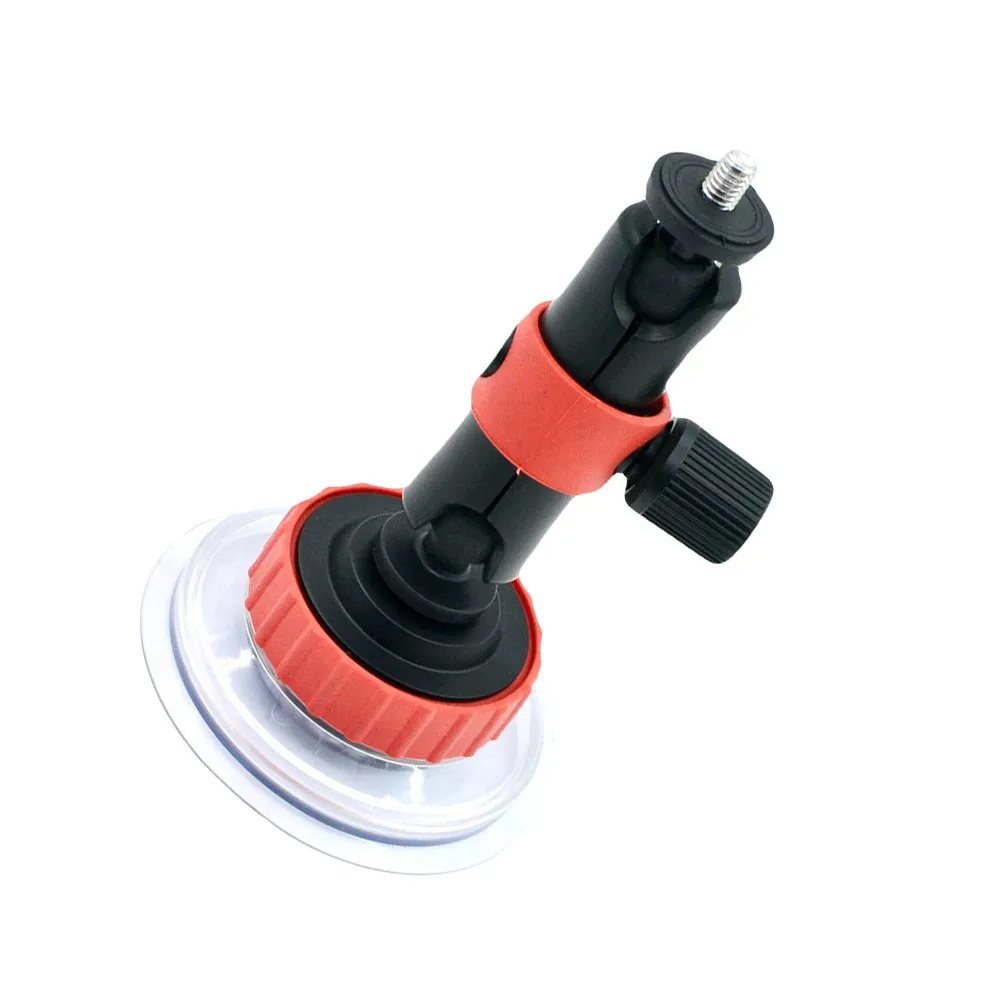 

Camera Car Windshield Mount Lightweight ABS Powerful Suction Cup Over 150Kmh Adjustable Head Holder for Action Camera Car Use