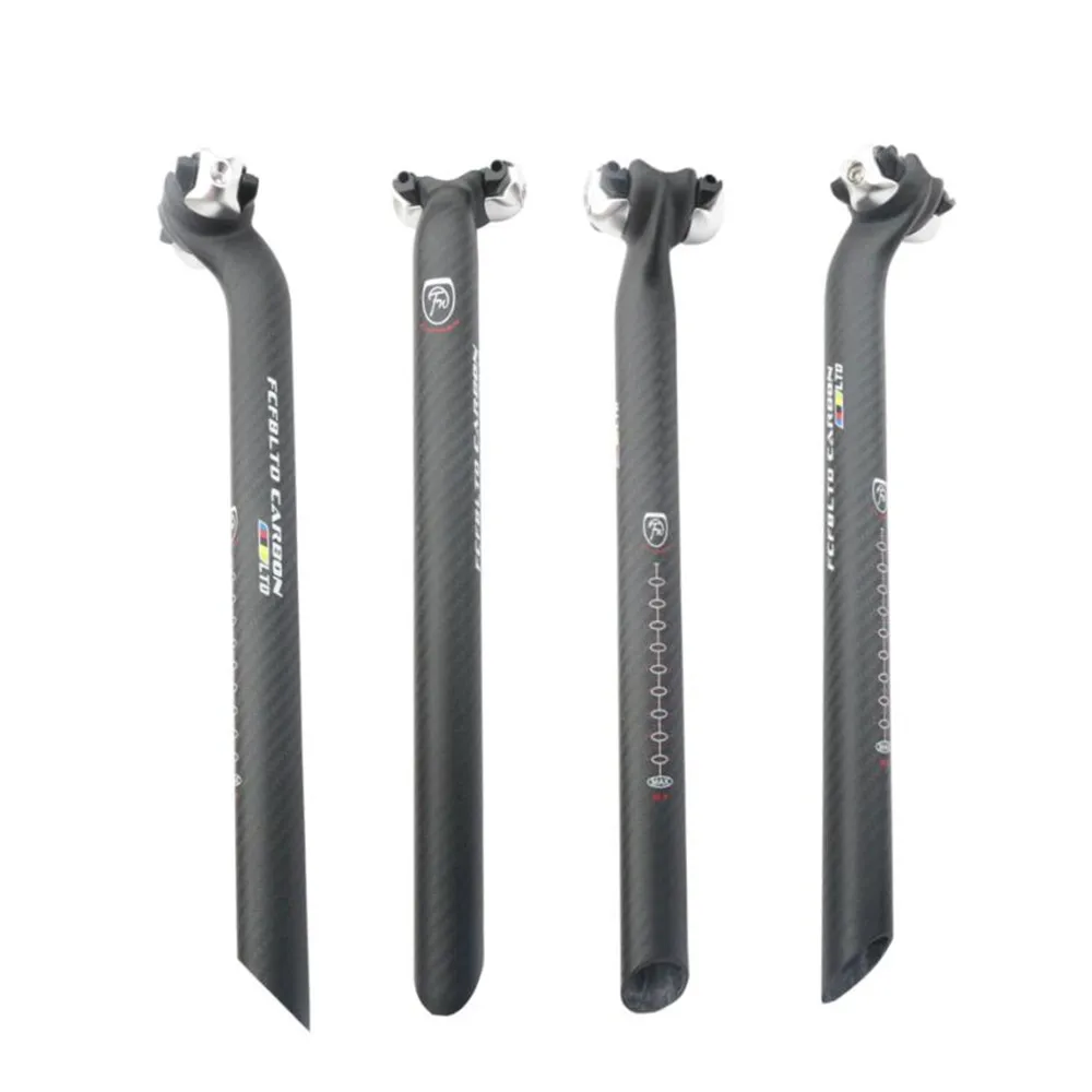 Bike carbon seatpost  MTB Road Bicycle Seatposts Seat tube Seat Bicycle27.2/30.8/31.6*350mm 3K matte cycling