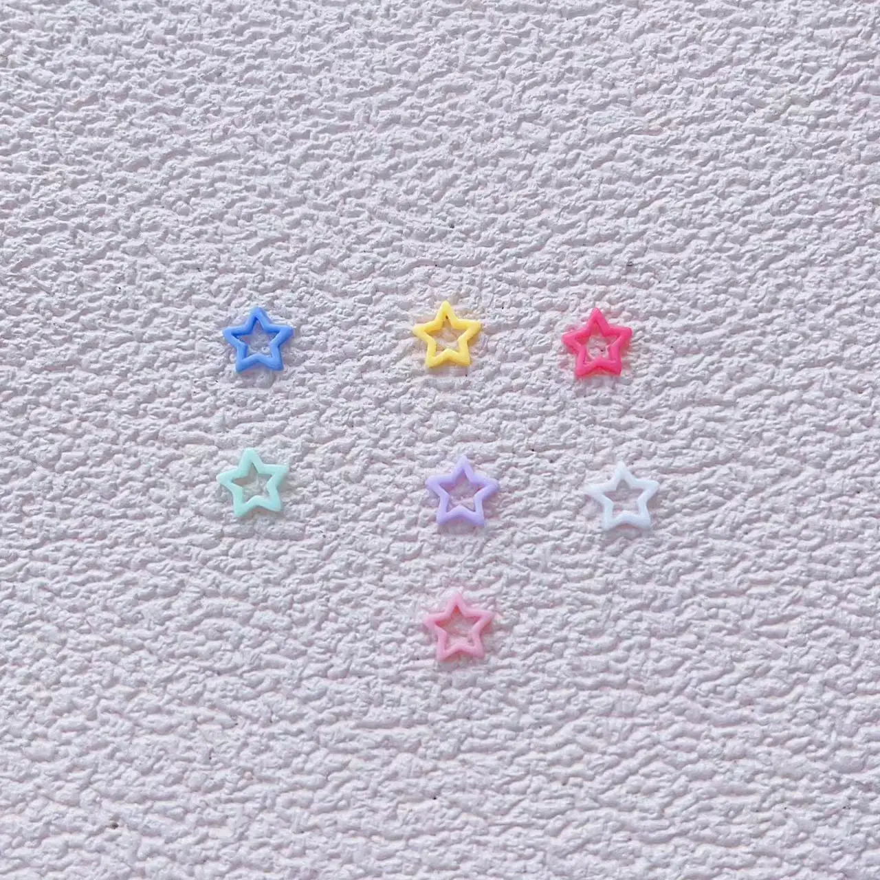 20pcs Macaron Love Nail Art Accessories Jewelry Cute Love Heart Star Resin 3D Nail Charms Kawaii Bulk Manicure Decoration Parts