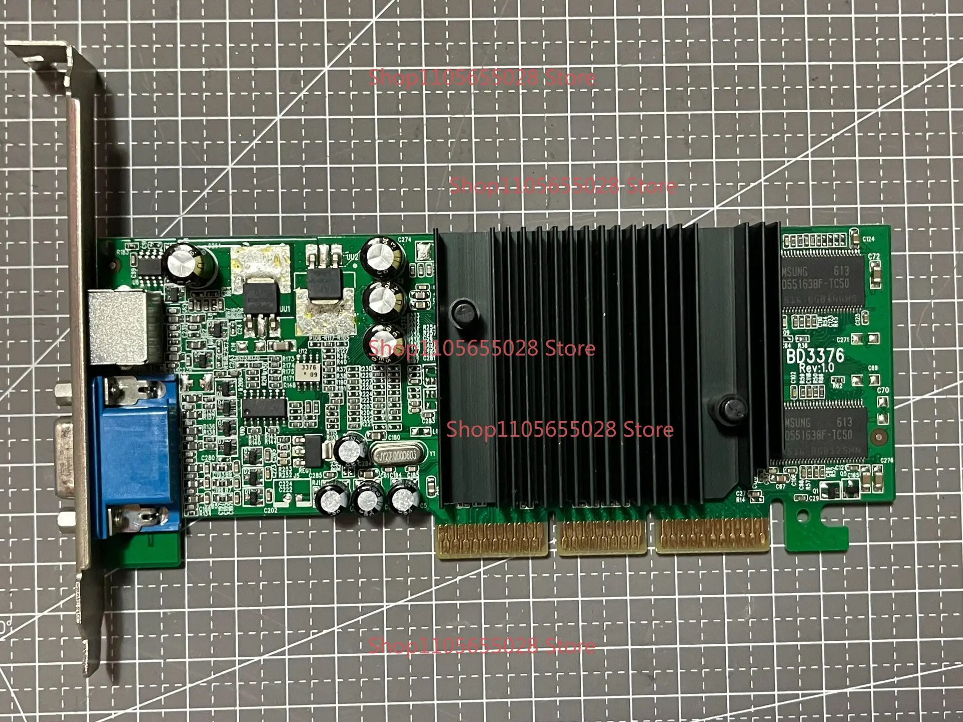 scheda-grafica-agp-antica-nvidia-geforce-4-mx4000-con-core-di-visualizzazione-nv18-bd3376-rev-10