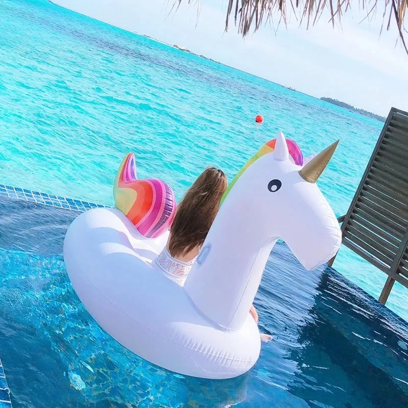 

Camebust Inflatable Floating Swimming Pool Floats Unicorn Rider Animal Pool Floatsing Water Lounge Party Decoration