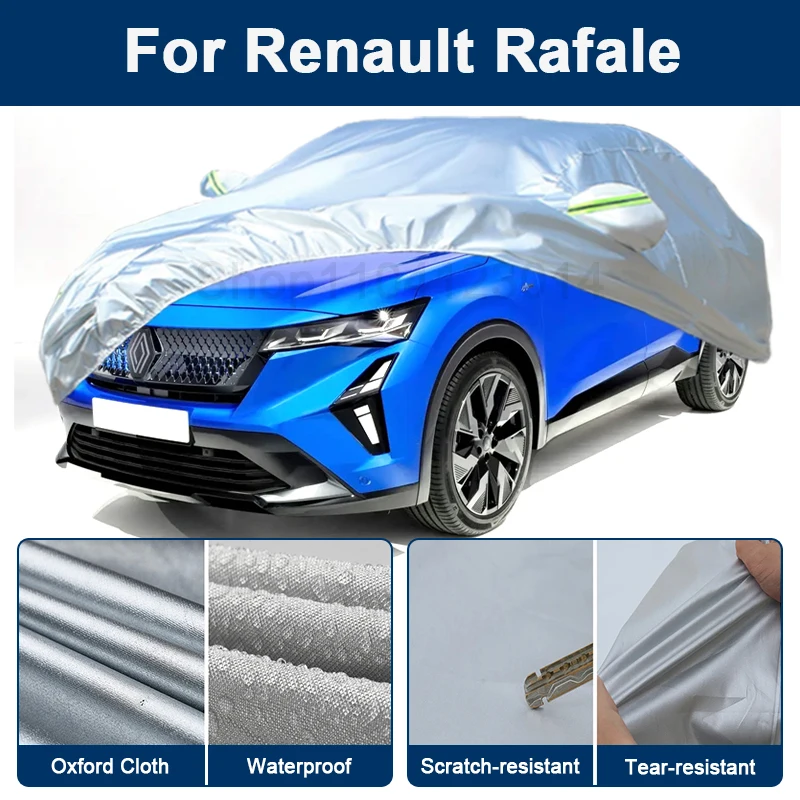 

Outdoor Full Car Cover For Renault Rafale with Reflective Strips Waterproof Snowproof Dustproof UV Protection