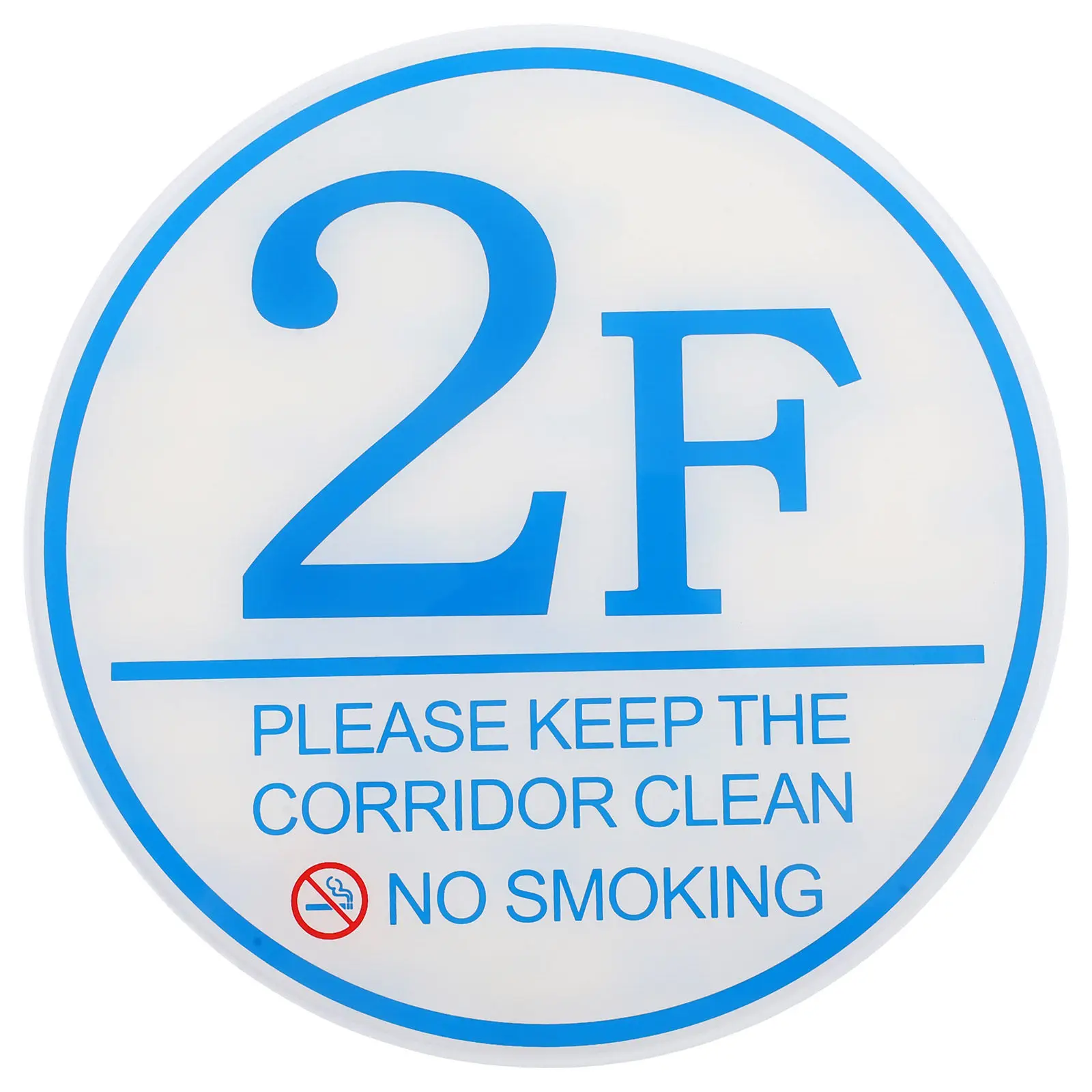 Large Acrylic Floor Number Sticker for Apartment Office Hospital Storey Sign Easy Stick Remove Smooth Surface