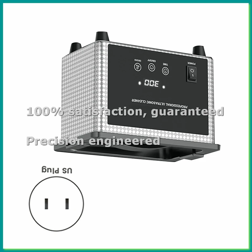 Mini Ultrasonic Cleaner with Heater Timer 0.8L for Lab Tools Carburetor Brass Auto Parts Engine Parts US Plug-PZZW