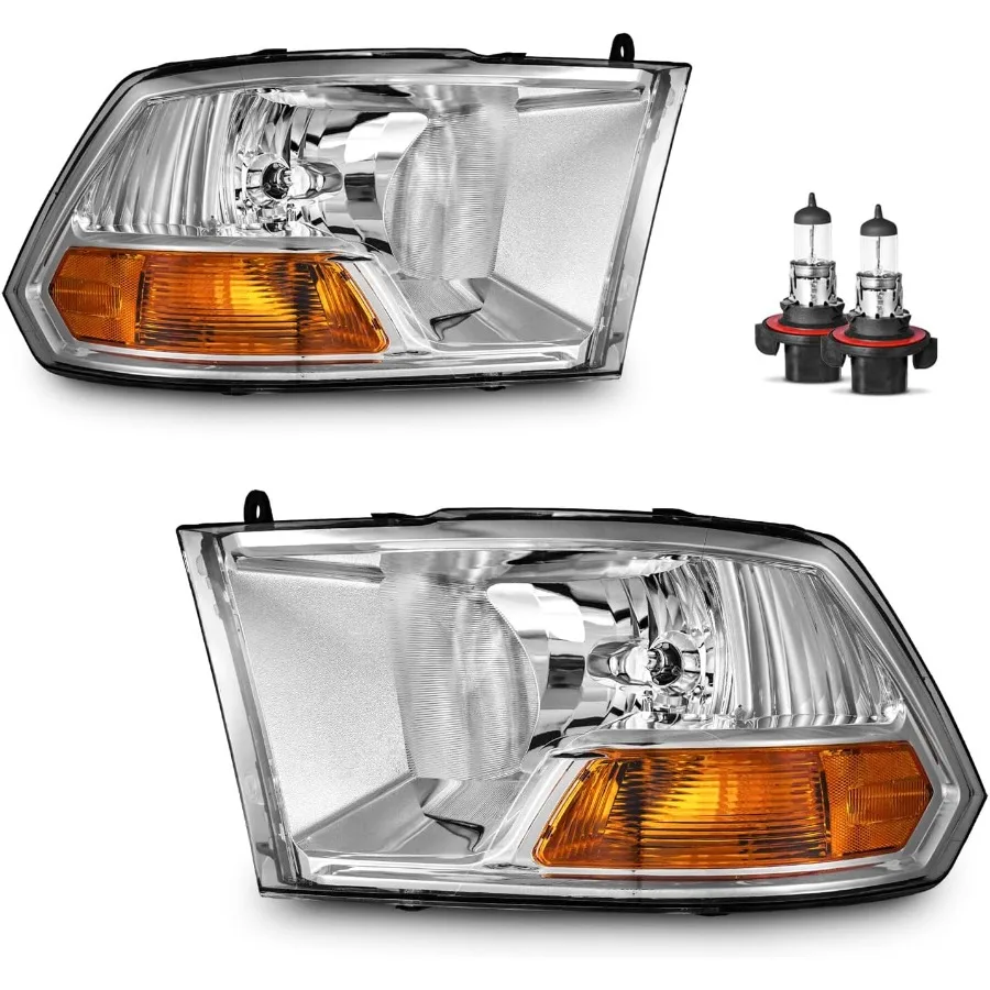 

Фры в сборе для Dodge Ram 1500 и 20102012 Dodge Ram 2500 3500 2009 года с хромированным корпусом, предназначенным для Enhanced Visi