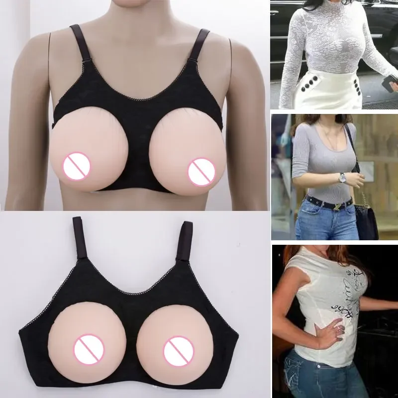 

Silicone Breast Forms Fake Artificial Huge Boobs for Mastectomy Crossdresser Cosplay Chest Transvestite Sissy Drag Queen