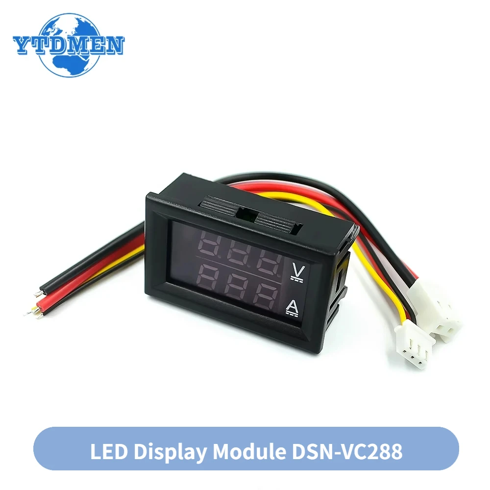 1PCS LED Display Module DSN-VC288 DC 100V 10A  50A 100A Voltmeter Ammeter LED Amp Dual Digital Volt Meter Home Use Tool