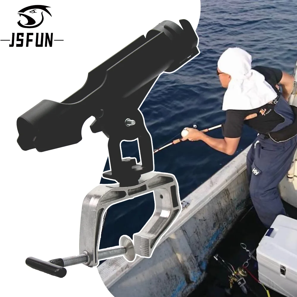 JSFUN 1PC Fishing Bracket Multifunctional Directional Fishing Rod Bracket Rotatable Seat Diagonally Inserted Fishing Accessories