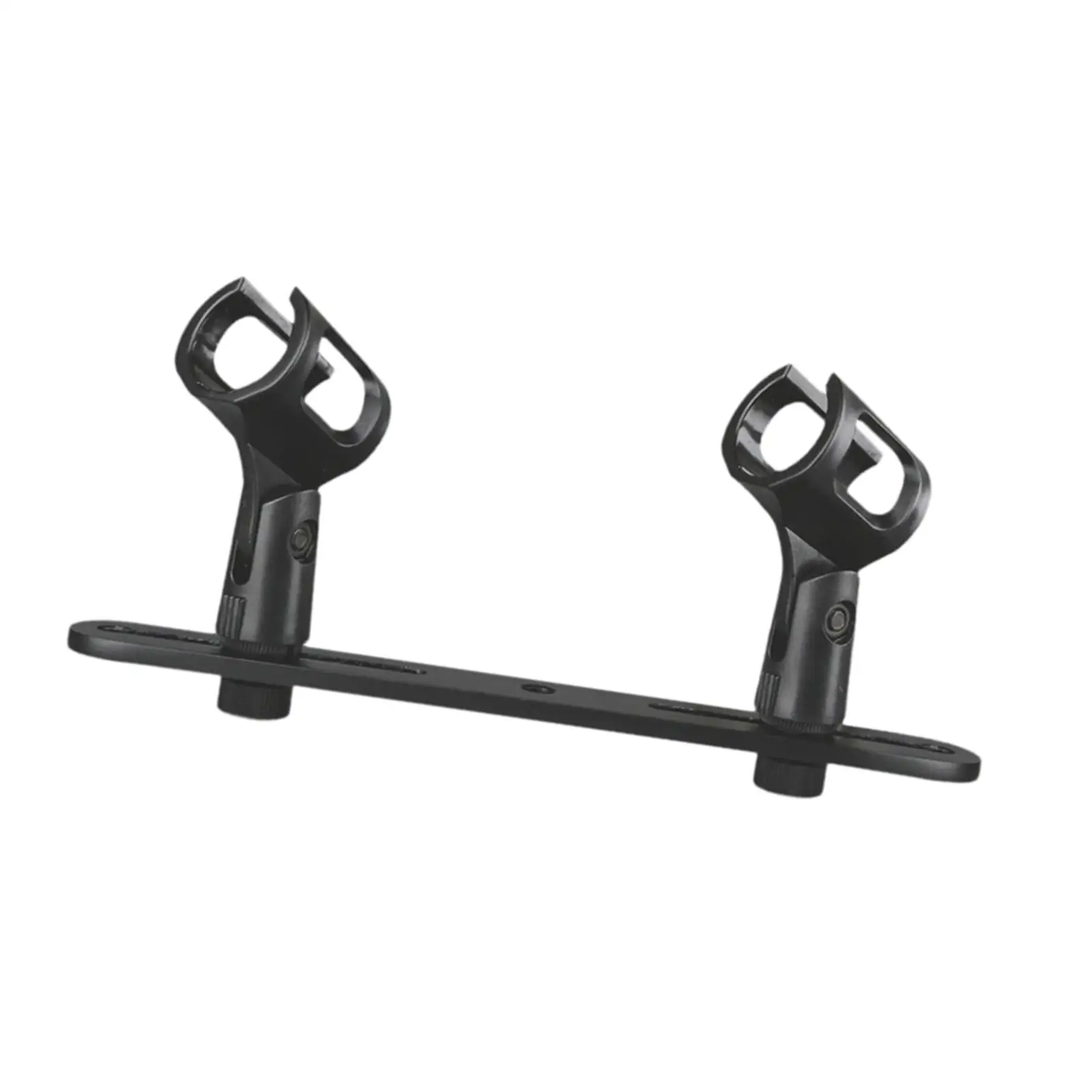 Adjustable Aluminum Microphone Bar Flexible Double Mic Holder Stereo Array Mount Bracket Stand Accessories for Studio Recording