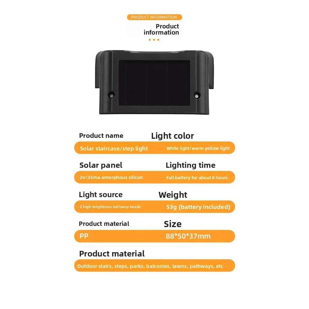 4PCS Premium Solar Stair Lights IP65 Waterproof Aluminum Housing 30LM Bright LED Step Lighting  Porch Deck Balcony  Auto Sensor