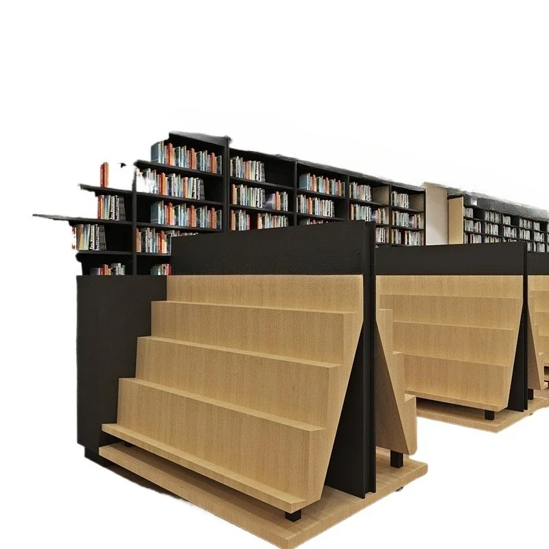 Bookstore Stationery Store Display Stand Library Bookshelf Display Stand Furniture Counter Interior Design