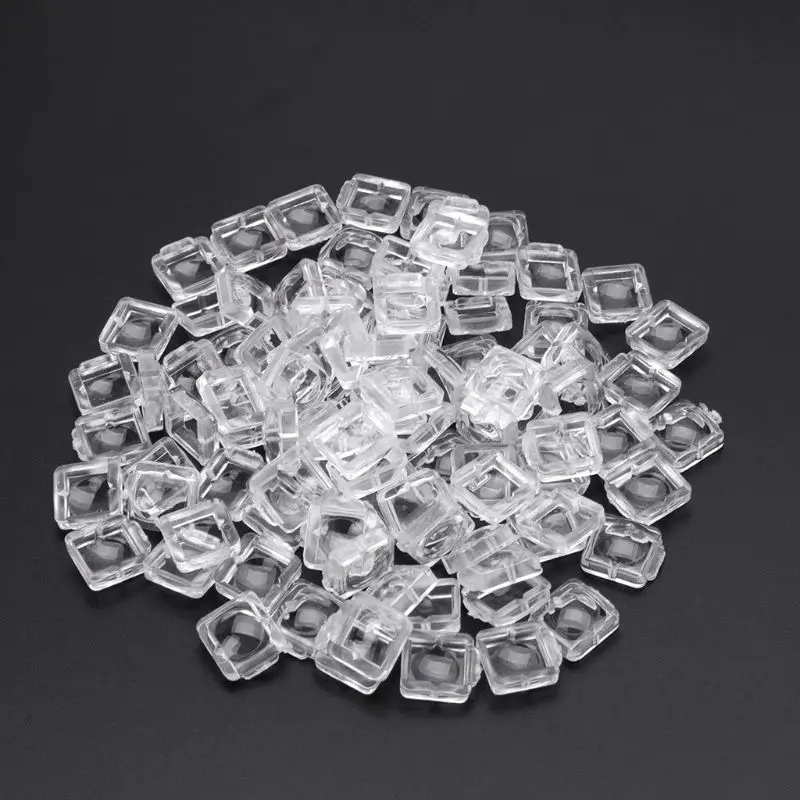 100PCS High quality Lens for 5050 LED WS2812 APA102 WS2811 SK6812 30 60 140 Degree Angle Lens