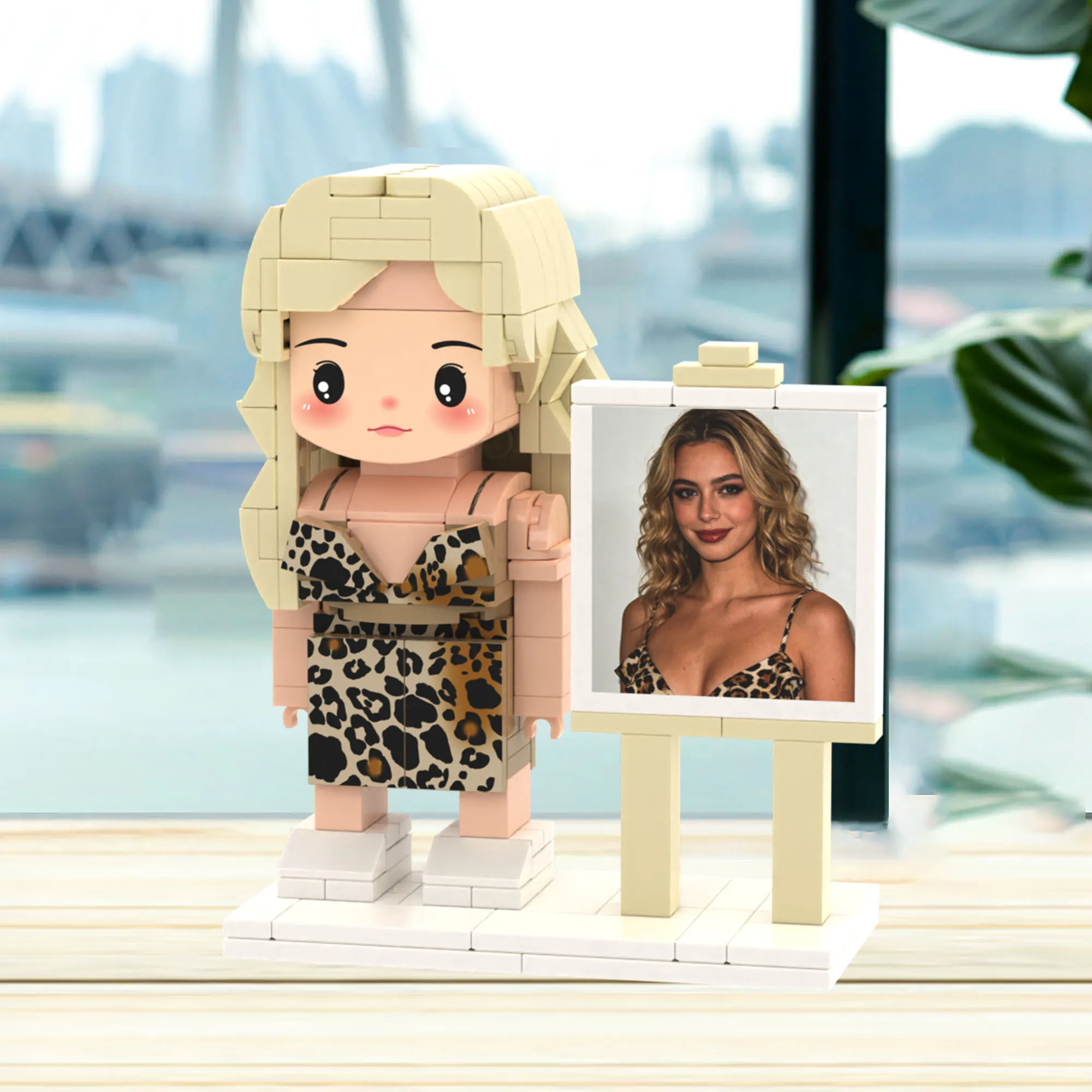 

Персонализированный сувенир-фигурка из мелких строительных блоков: мои собственные кирпичные фигурки, милый подарок для себя, полная индивидуализация