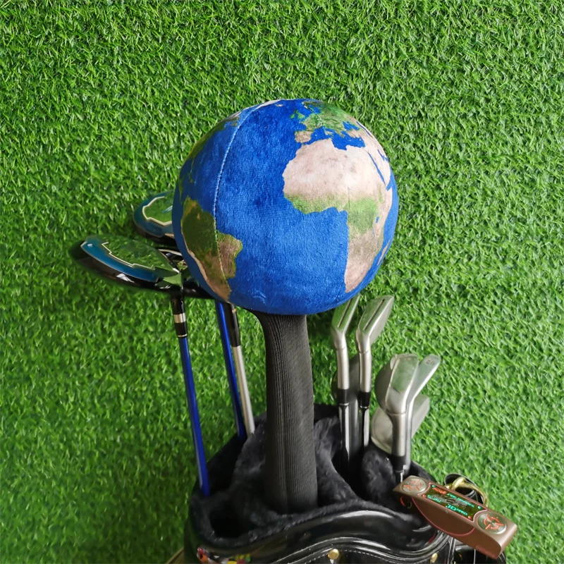 غطاء رأس سائق الجولف من القطيفة على الأرض الزرقاء 450 سي سي غطاء رأس خشبي مخزون كبير شحن سريع #2