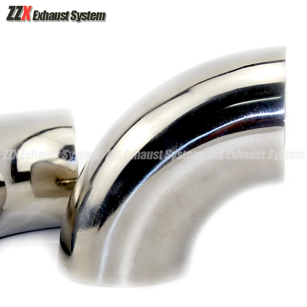 OD38/45/51/54/57/60/63/70/76mm 304 Stainless Steel Elbow 90 Degree Pipe Fittings Flange For Automobile Exhaust Pipe Connection