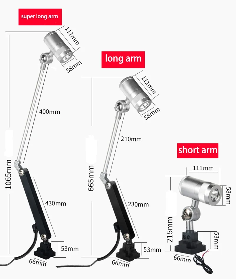 5 واط/7 واط COB ماكينة بتحكم رقمي بالكمبيوتر أداة ضوء مقاوم للانفجار ورشة عمل مقاومة للماء مصباح عمل CE ROHS معتمد 24 فولت