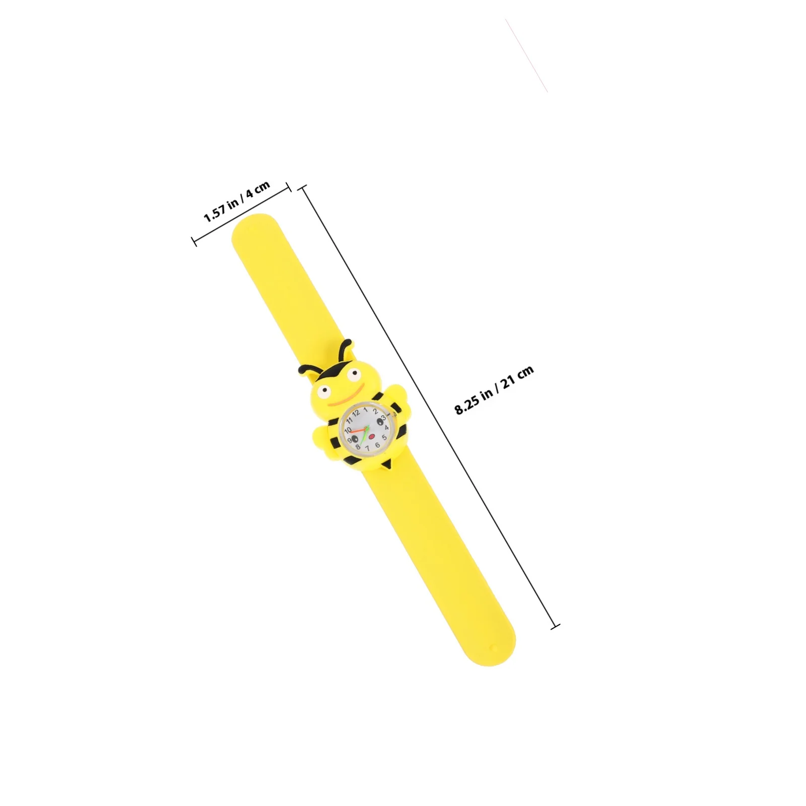ساعة صفعة مع ساعة يد كوارتز لطيفة كرتونية وحزام مريح للارتداء اليومي وخفيف الوزن